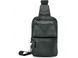 Мужской кожаный черный мессенджер Tiding Bag A25-6801A 3