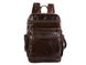 Мужской кожаный рюкзак Tiding Bag 7202C коричневый 6