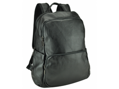 Мужской кожаный рюкзак Tiding Bag A25F-11682A черный