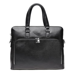 Мужская кожаная сумка Keizer K19227-black черный