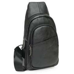 Сумка слинг мужская (однолямочный рюкзак) кожаный Keizer K16802