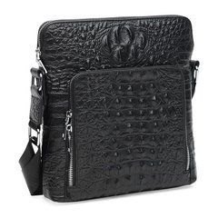Сумка через плече чоловіча шкіряна Keizer K17607-3bl-black