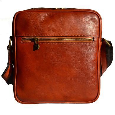 Мужская кожаная сумка Italian fabric bags 1803