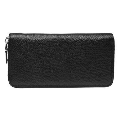 Женский кожаный кошелек Borsa Leather k16002-7-black черный
