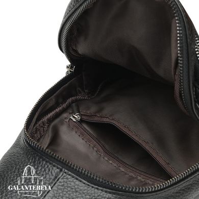 Сумка слинг мужская (однолямочный рюкзак) кожаный Keizer K16802