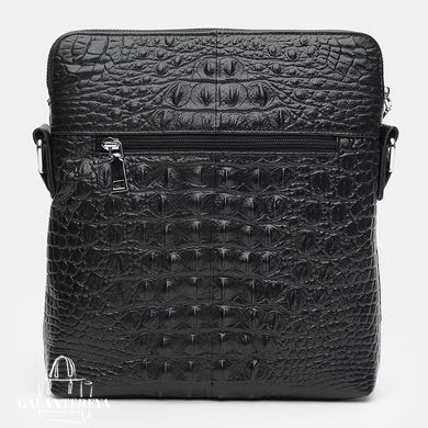 Сумка через плечо мужская кожаная Keizer K17607-3bl-black