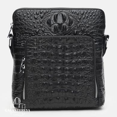 Сумка через плечо мужская кожаная Keizer K17607-3bl-black