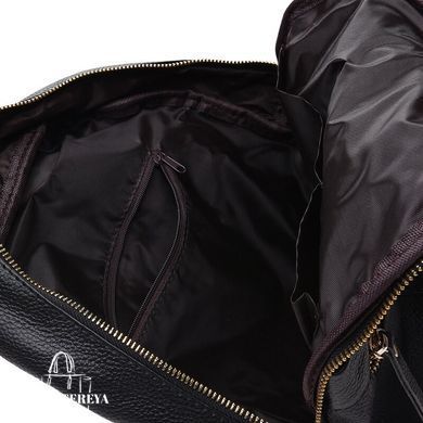Женский кожаный рюкзак Keizer K11039-black черный