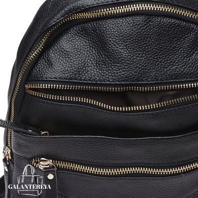 Женский кожаный рюкзак Keizer K11039-black черный