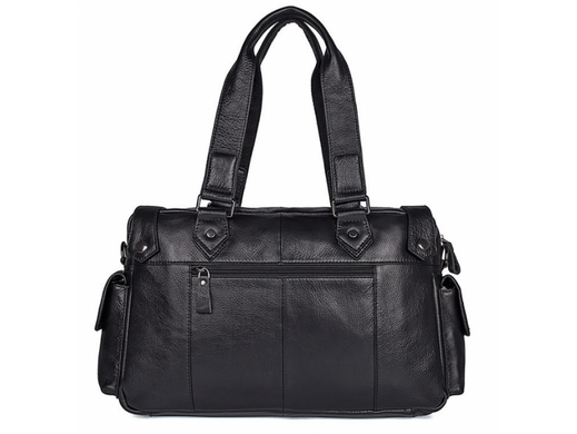 Мужская кожаная сумка Tiding Bag 8400A черный