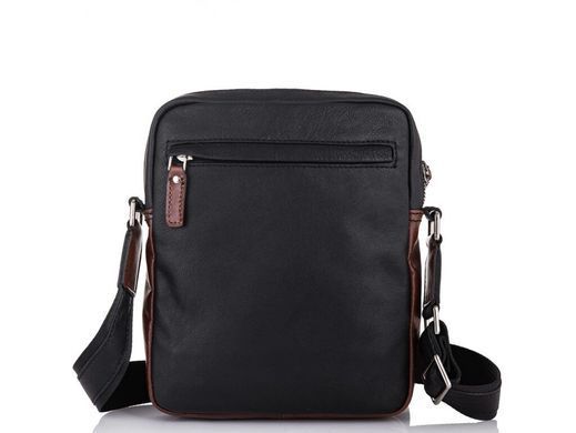 Мужской кожаный мессенджер Tiding Bag t0037 коричневый