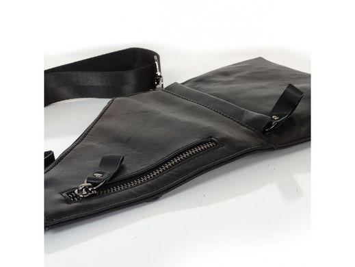 Слінг через плече чоловічий шкіряний Tiding Bag S-JMD10-8707A