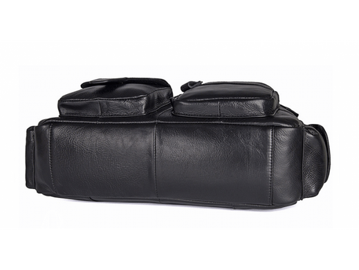 Мужская кожаная сумка Tiding Bag 8400A черный