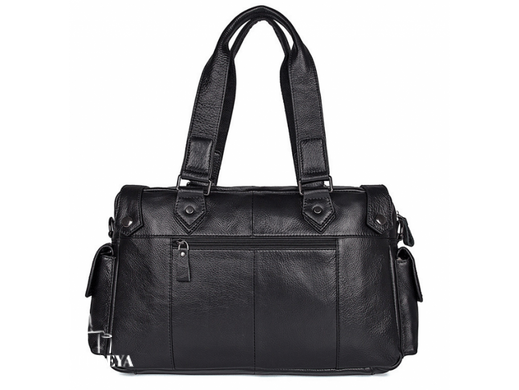 Мужская кожаная сумка Tiding Bag 8400A черный