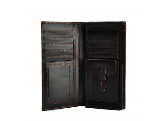 Мужское кожаное портмоне Tiding Bag 8011-1Q коричневый