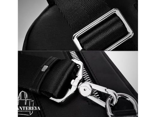 Мужской кожаный мессенджер Tiding Bag B3-1700A черный