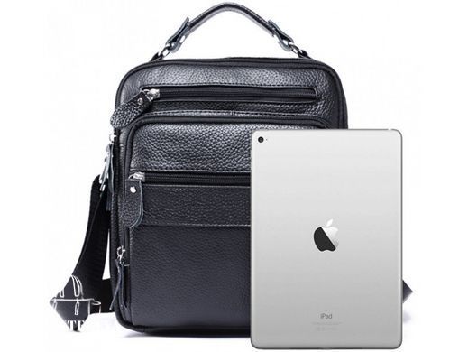 Мужской кожаный мессенджер Tiding Bag M38-5112C коричневый