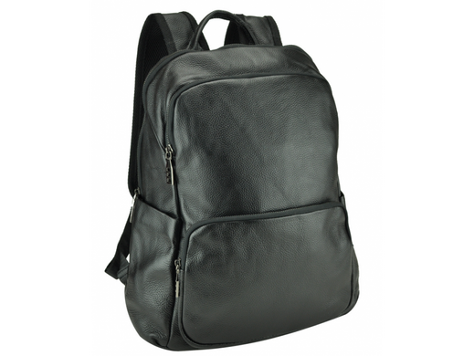 Мужской кожаный рюкзак Tiding Bag A25F-11682A черный