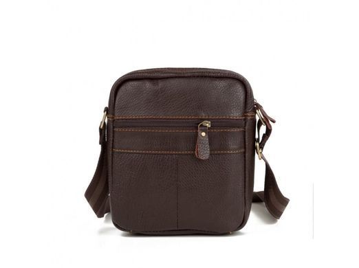 Мужской кожаный черный мессенджер Tiding Bag M38-1025