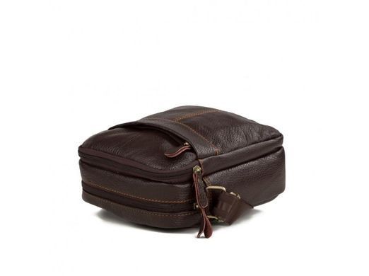 Мужской кожаный черный мессенджер Tiding Bag M38-1025
