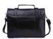 Мужская кожаная черная сумка Tiding Bag 7013A 5