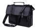 Мужская кожаная черная сумка Tiding Bag 7013A 1