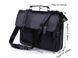 Мужская кожаная черная сумка Tiding Bag 7013A 3