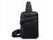 Мужской кожаный черный мессенджер Tiding Bag A25-6896 2