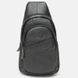 Сумка слинг мужская (однолямочный рюкзак) кожаный Keizer K16802 2