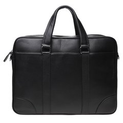 Мужская кожаная сумка для ноутбука Keizer K19904-1-black черный