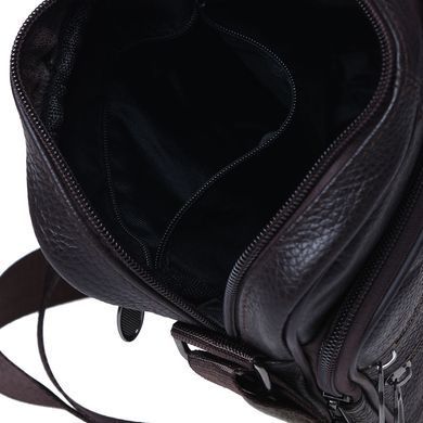 Сумка чоловіча шкіряна Borsa Leather K14012-brown
