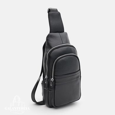 Рюкзак чоловічий шкіряний Keizer K16602bl-black чорний