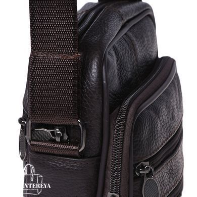 Сумка мужская кожаная Borsa Leather K14012-brown
