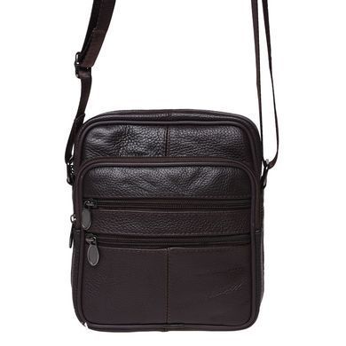 Сумка мужская кожаная Borsa Leather K14012-brown