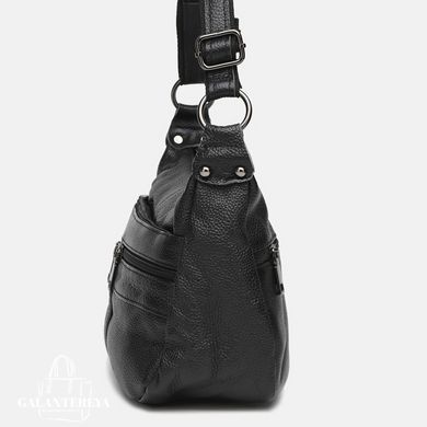 Сумка женская кожаная Borsa Leather K1105-black