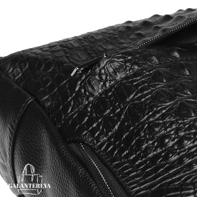 Женский кожаный рюкзак Keizer K111085-black черный
