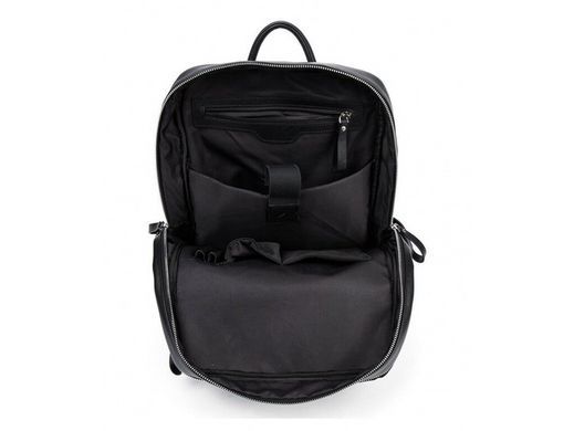 Мужской кожаный рюкзак Tiding Bag B3-1697A черный
