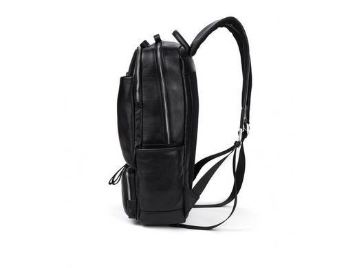 Мужской кожаный рюкзак Tiding Bag B3-1697A черный