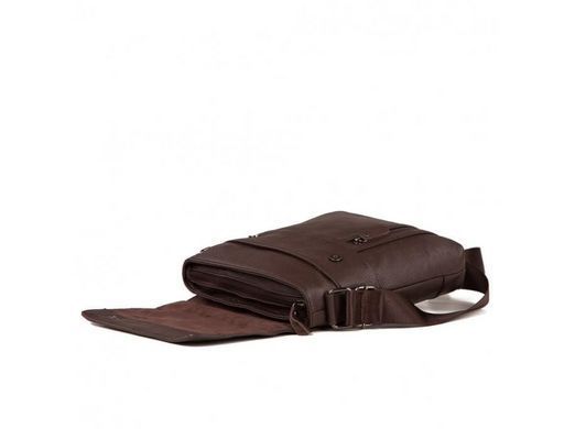 Мужской кожаный черный мессенджер Tiding Bag M38-1713
