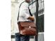 Мужской кожаный портфель Tiding Bag t0041 коричневый 3
