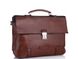 Мужской кожаный портфель Tiding Bag t0041 коричневый 1