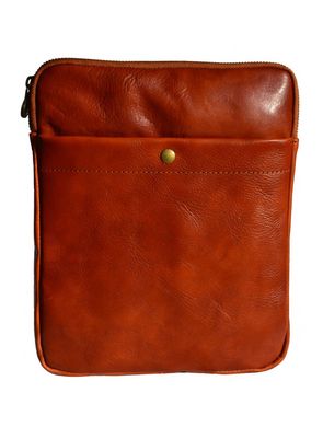 Мужская кожаная сумка-планшет Italian fabric bags 2043