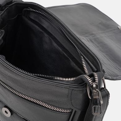 Сумка чоловіча шкіряна Ricco Grande T1t0033bl-black чорна