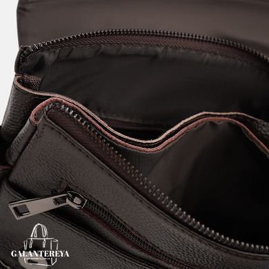 Сумка мужская кожаная Borsa Leather K12056-black