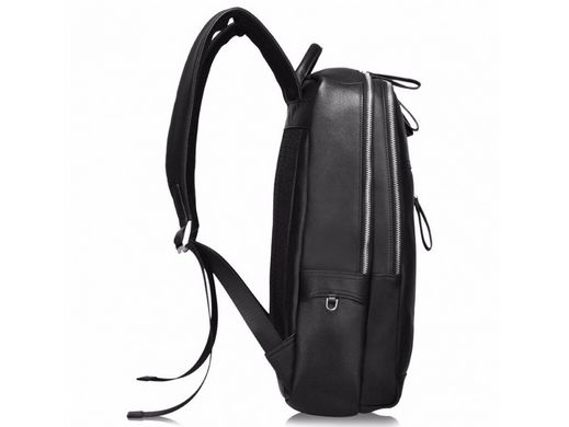 Мужской кожаный рюкзак Tiding Bag B3-1692A черный