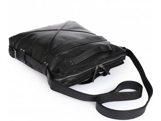 Мужская кожаная сумка-трансформер Blamont P5912051 черный