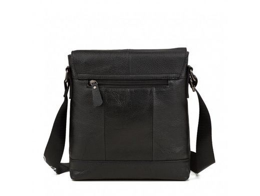 Мужской кожаный мессенджер Tiding Bag M38-1712A черный