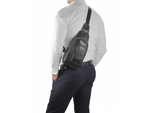 Слинг через плечо мужской кожаный Tiding Bag A25F-5605A