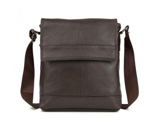 Мужской кожаный черный мессенджер Tiding Bag M38-3822