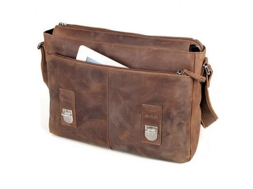 Мужская кожаная сумка мессенджер Tiding Bag 6002LR-2